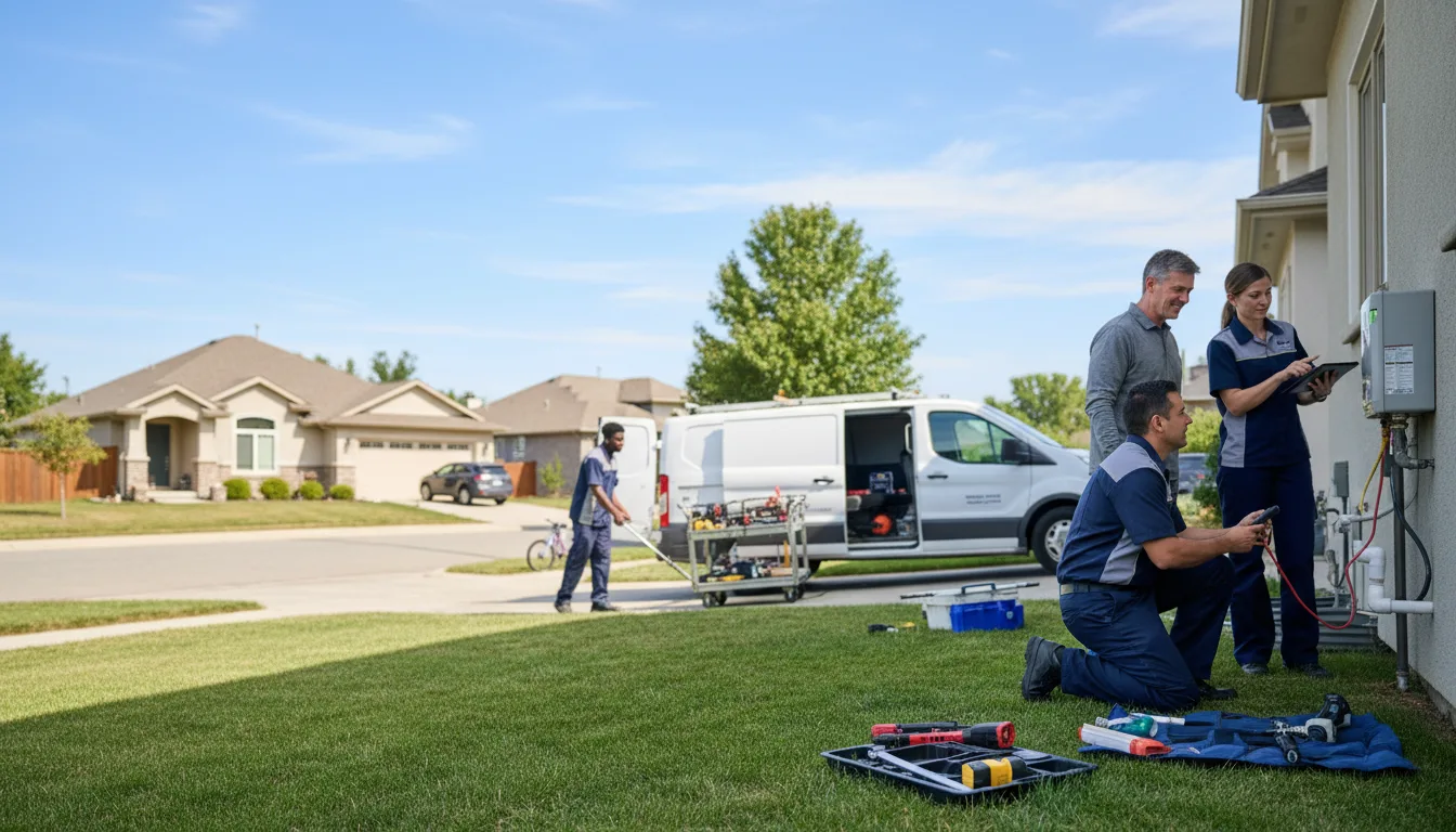 Tankless water heater service in Topton, PA
